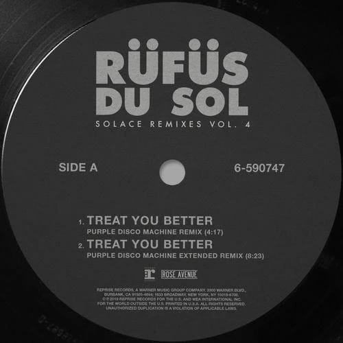 Treat You Better (Purple Disco Machine Remix)