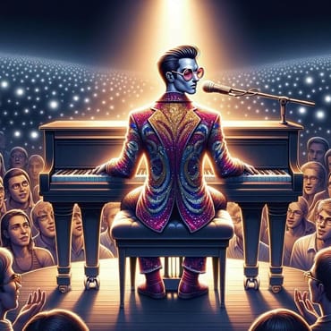 RadioMonster.FM Webradio - Elton John: Ein Leben voller Musik und Leidenschaft