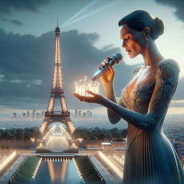 RadioMonster.FM Webradio - Céline Dion fasziniert bei Olympia 2024 mit