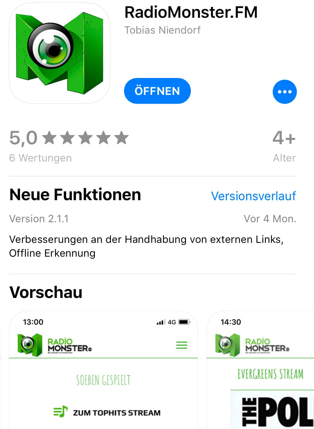 RadioMonster.FM im AppStore