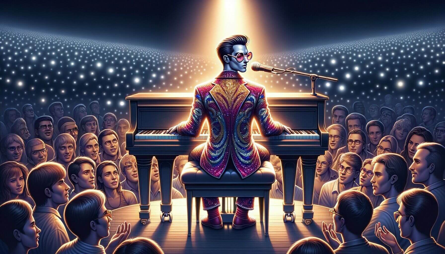 RadioMonster.FM Webradio - Elton John: Ein Leben voller Musik und Leidenschaft