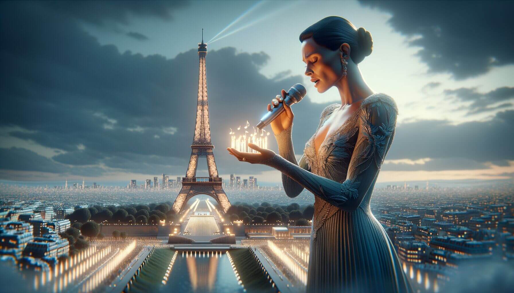 RadioMonster.FM Webradio - Céline Dion fasziniert bei Olympia 2024 mit 'Hymne A L'Amour'